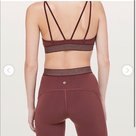 Lululemon Principal Dancer Tight in Burgundy - Picture 2 of 9